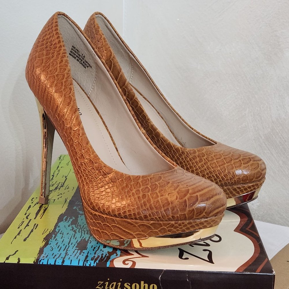 Zigi soho Revel platform heels